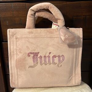 Juicy couture velour big spender tote new